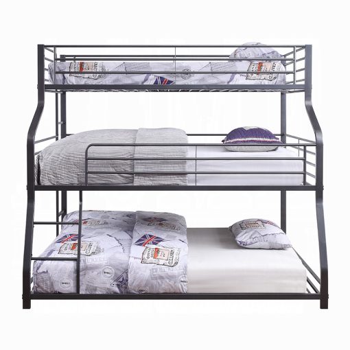 Acme Caius II Gunmetal Twin/Full/Queen Bunk Bed - Image 3