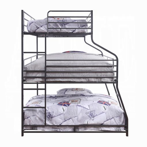 Acme Caius II Gunmetal Twin/Full/Queen Bunk Bed - Image 4