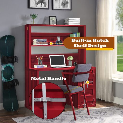 Acme Cargo Writing Desk with Hutch - Image 9