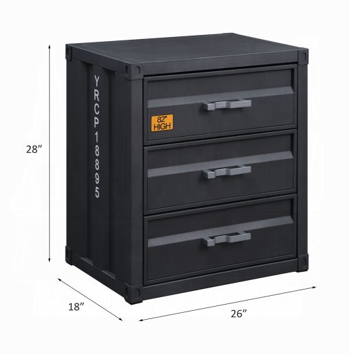 Acme Cargo Gunmetal Chest with 3 Drawers - Image 6