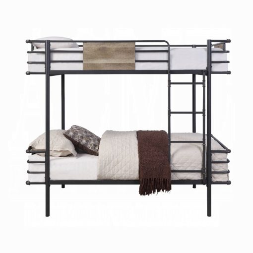 Acme Deliz Gunmetal Twin/Twin Bunk Bed - Image 3
