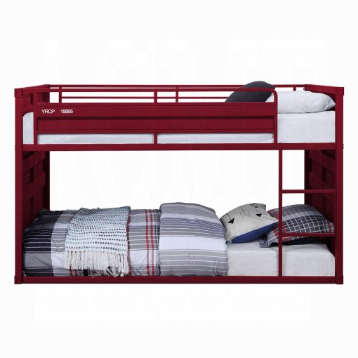 Acme Cargo Red Twin/Twin Bunk Bed - Image 3