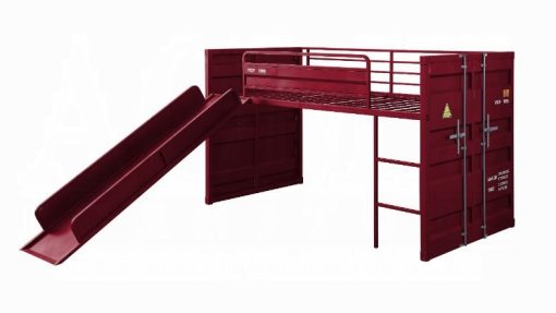 Acme Cargo Twin Loft Bed with Slide - Image 3