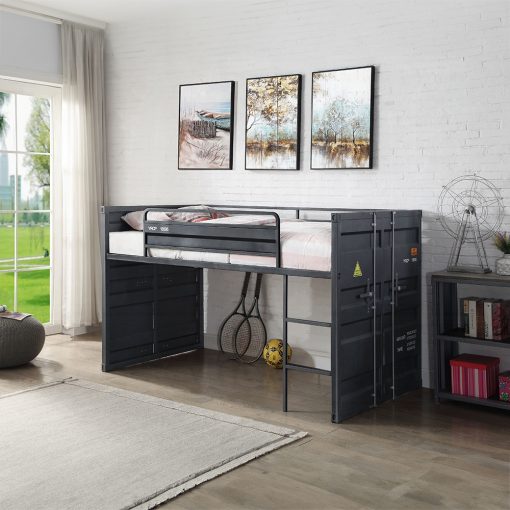 Acme Cargo Twin Loft Bed with Slide - Image 14