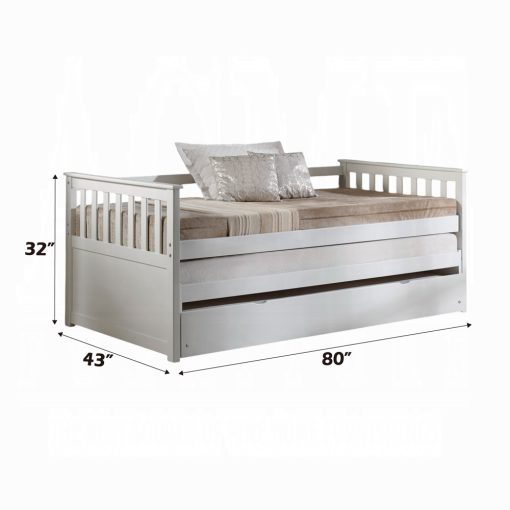 Acme Cominia White Daybed (Twin) - Image 4