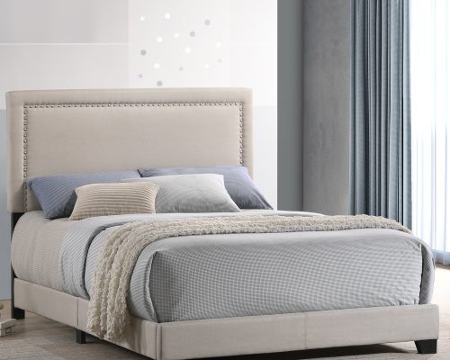Intercon Zion Fog Upholstered Bed