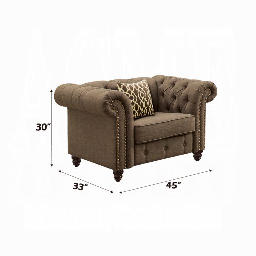 Acme Aurelia Chair with Pillow - Image 7