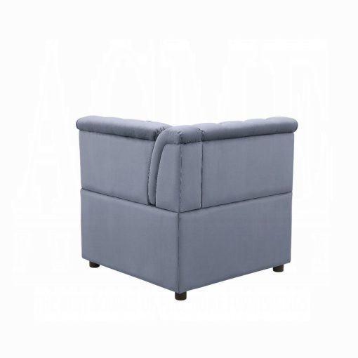 Acme Bois II Gray Velvet Modular - Wedge - Image 5
