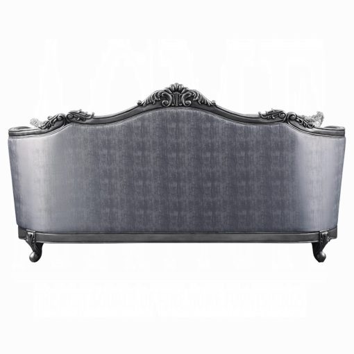 Acme Ariadne Fabric & Platinum Sofa with 5 Pillows - Image 5