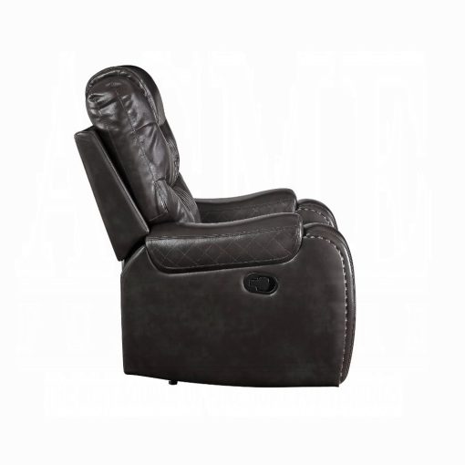 Acme Braylon Magnetite Synthetic Leather Motion Recliner - Image 3