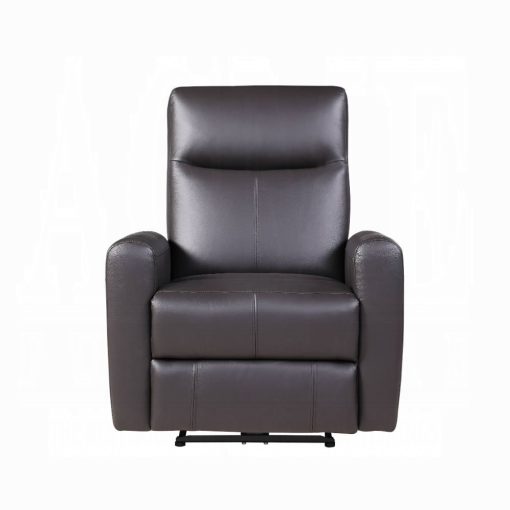 Acme Blane Brown Top Grain Leather Match Power Motion Recliner - Image 3