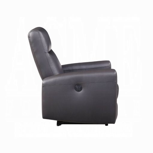 Acme Blane Brown Top Grain Leather Match Power Motion Recliner - Image 4