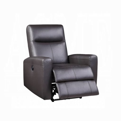 Acme Blane Brown Top Grain Leather Match Power Motion Recliner - Image 6