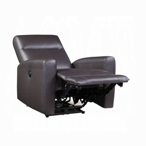 Acme Blane Brown Top Grain Leather Match Power Motion Recliner - Image 7