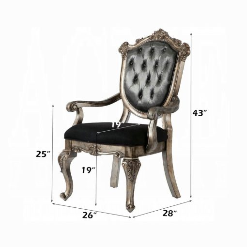 Acme Chantelle Arm Chair - Set of 2 - Image 2