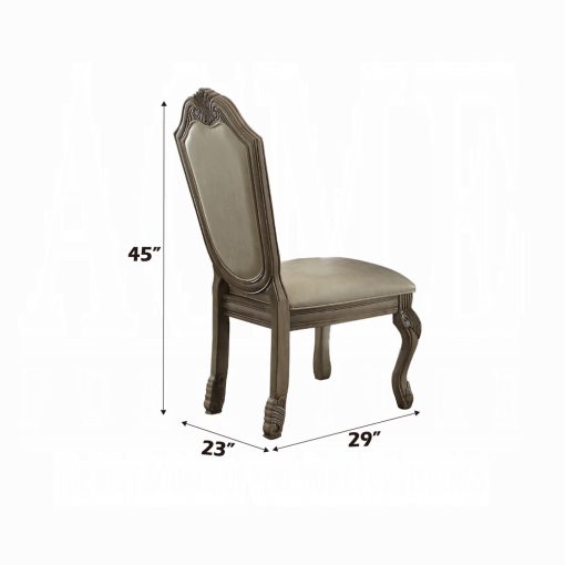 Acme Chateau De Ville Armless Side Chair - Set of 2 - Image 8