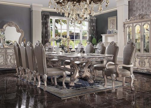 Acme Dresden Vintage Bone White Dining Table
