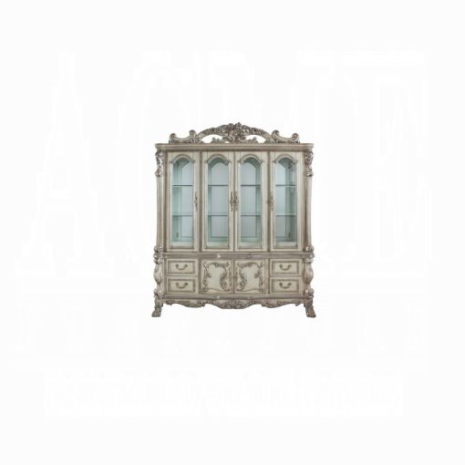 Acme Dresden Vintage Bone White Buffet & Hutch - Image 2