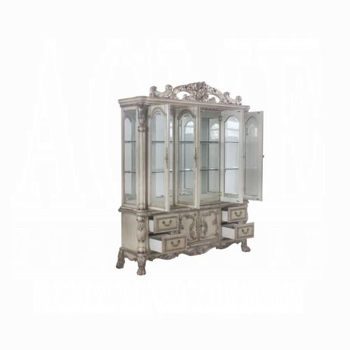 Acme Dresden Vintage Bone White Buffet & Hutch - Image 5