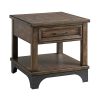 Intercon Whiskey River Gunpowder Grey End Table