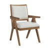 Intercon Vantage Organic Spice Acacia A-Frame Arm Chair
