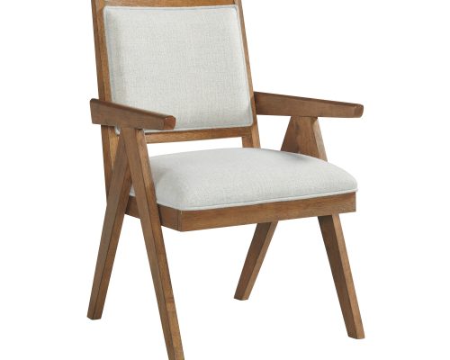 Intercon Vantage Organic Spice Acacia A-Frame Arm Chair