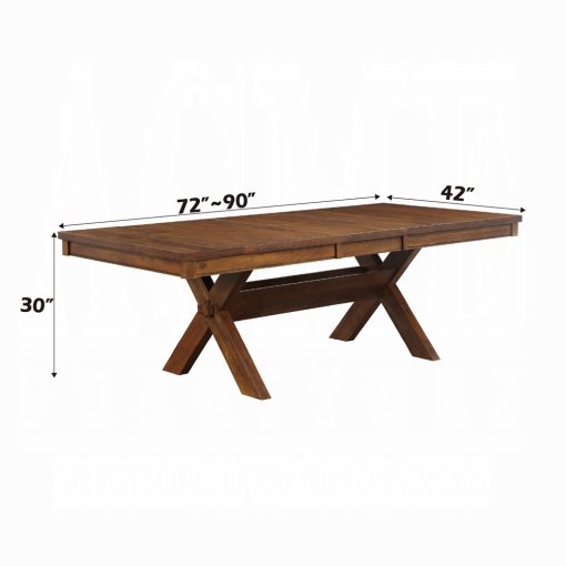 Acme Apollo Walnut Dining Table - Image 5