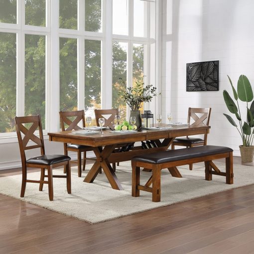 Acme Apollo Walnut Dining Table - Image 6
