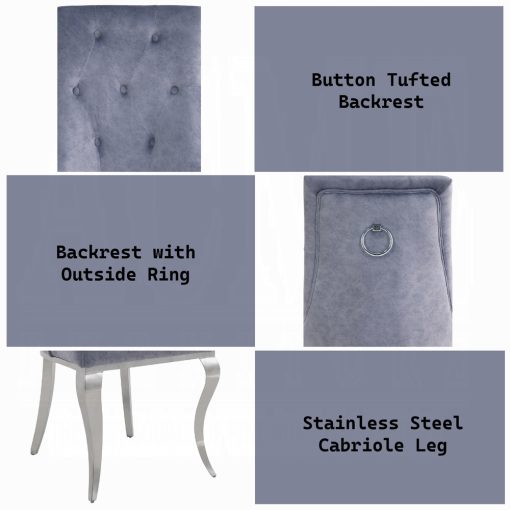 Acme Dekel Side Chair - Set of 2 - Image 18