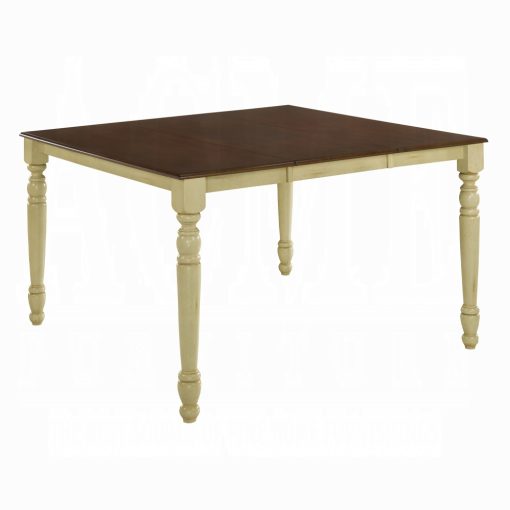 Acme Dylan Buttermilk & Oak Counter Height Table - Image 2