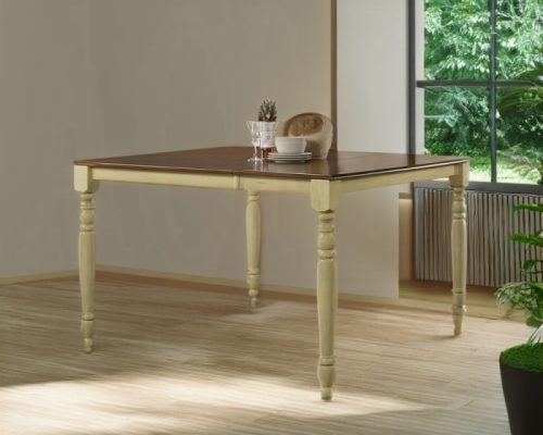 Acme Dylan Buttermilk & Oak Counter Height Table