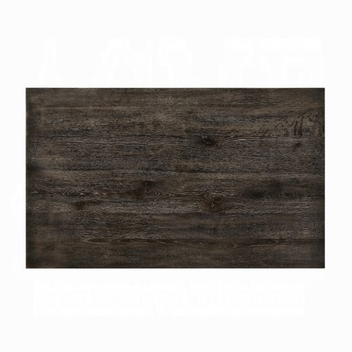 Acme Claudia II Weathered Gray Dining Table - Image 5