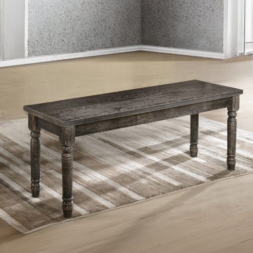 Acme Claudia II Weathered Gray Bench