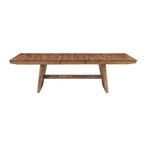 Intercon Vantage Organic Spice Acacia Trestle Dining Table - Image 2