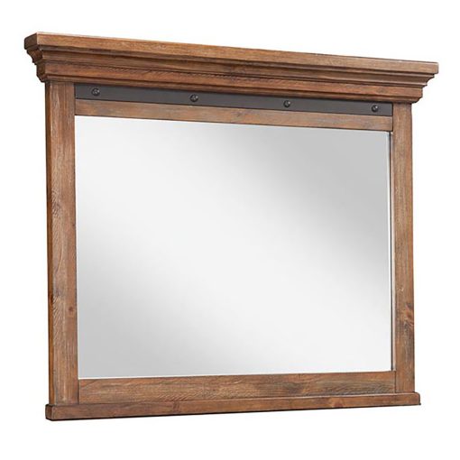 Intercon Taos Canyon Brown Landscape Mirror