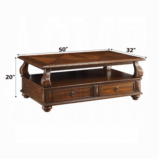 Acme Amado Walnut Coffee Table - Image 3