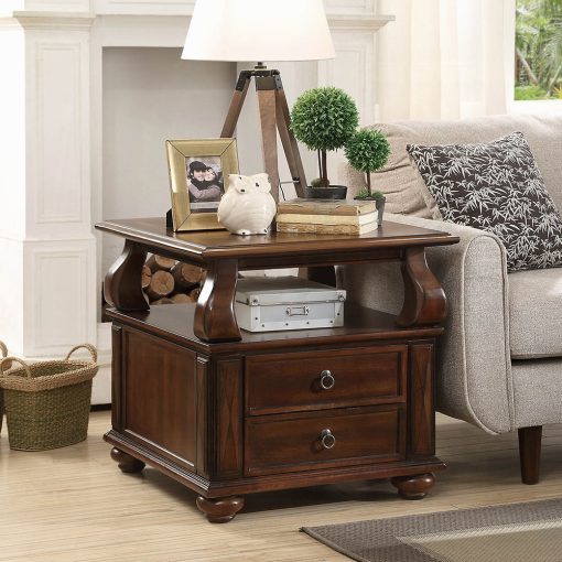 Acme Amado Walnut End Table - Image 7