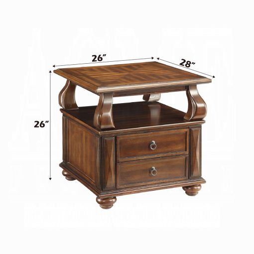 Acme Amado Walnut End Table - Image 8