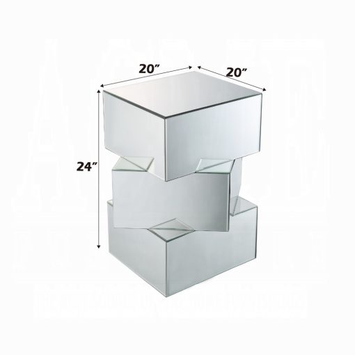 Acme Dominic Mirrored End Table - Image 5