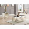 Acme Dominic Rectangular Mirrored Coffee Table