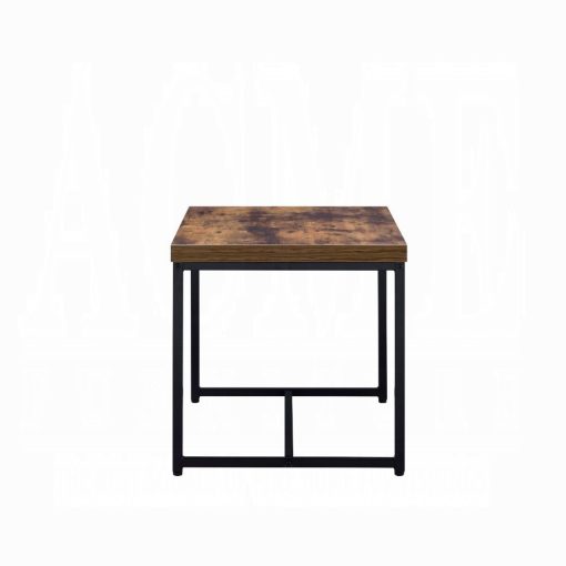 Acme Bob Weathered Oak & Black End Table - Image 3