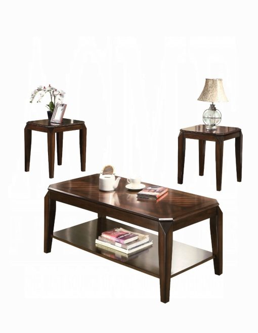 Acme Docila Walnut 3PC Pack Coffee & End Set - Image 2
