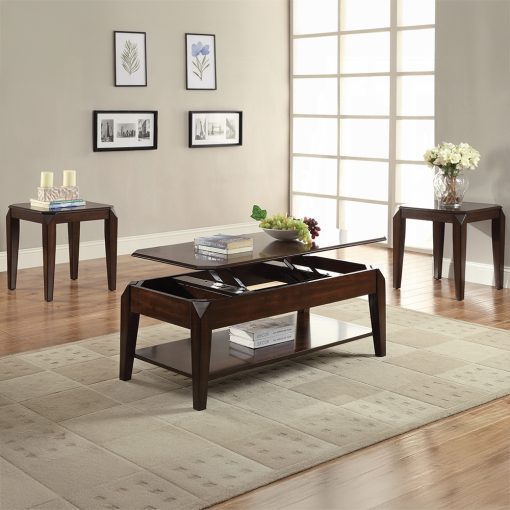 Acme Docila Walnut Coffee Table with Lift Top - Image 2