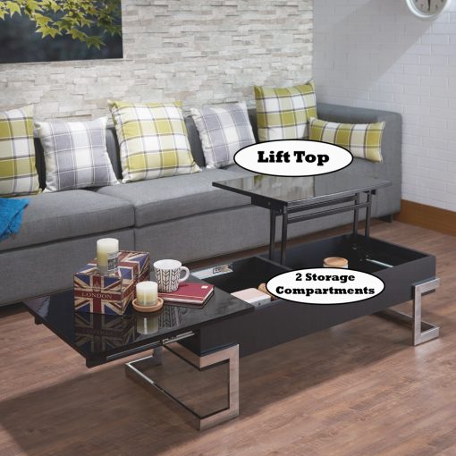 Acme Calnan Coffee Table with Lift Top - Image 14