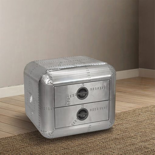 Acme Brancaster Aluminum Square End Table
