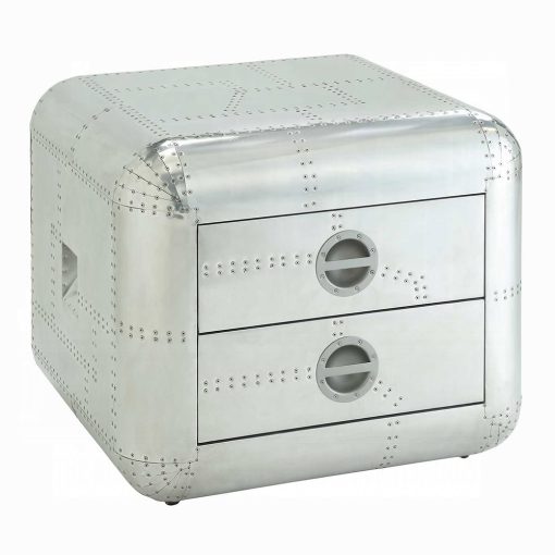 Acme Brancaster Aluminum Square End Table - Image 2