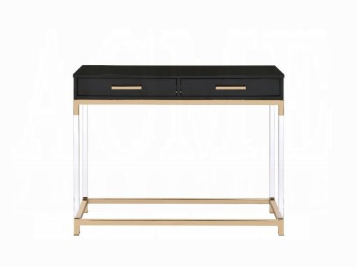 Acme Adiel Black & Gold Sofa Table - Image 3