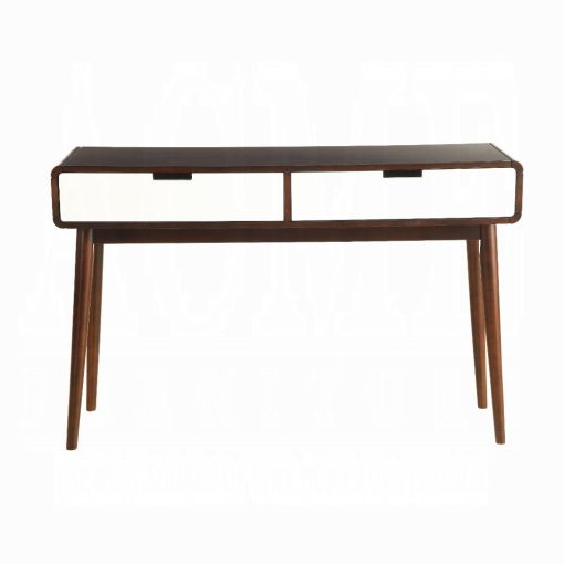 Acme Christa White & Espresso Sofa Table - Image 3