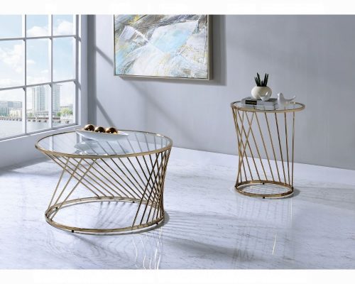 Acme Bluelipe Champagne Coffee Table