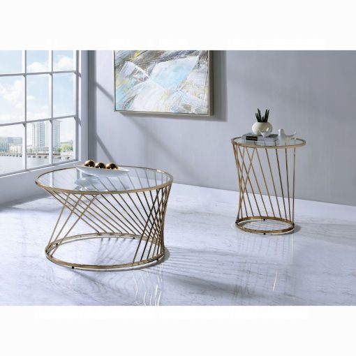 Acme Bluelipe Champagne Coffee Table
